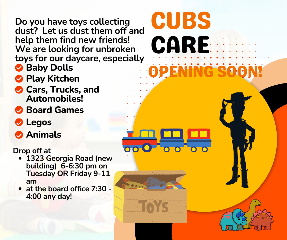Cubs Care Needs Toys