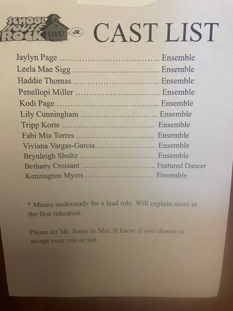 cast list