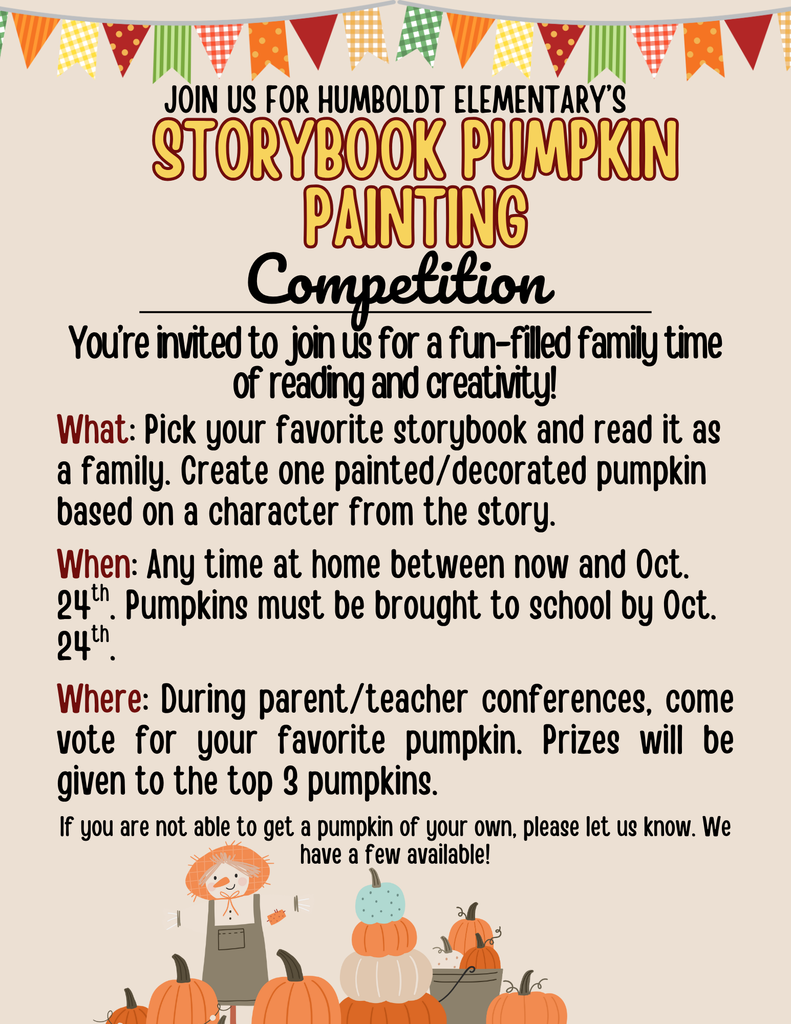 Storybook Pumpkin Painting Flyer