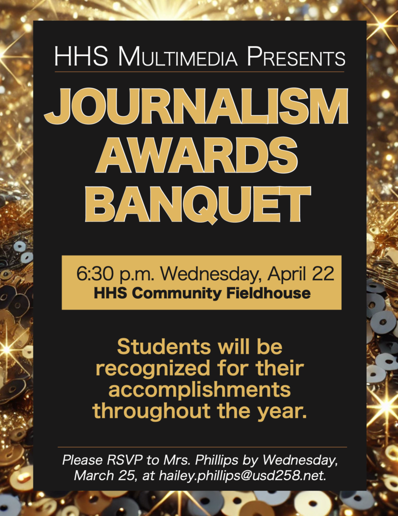 Journalism awards banquet is planned for April 22 