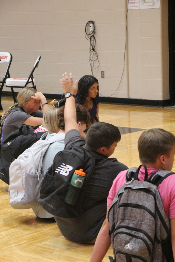 Freshmen and new students had an orientation day Aug. 20, 2026. 