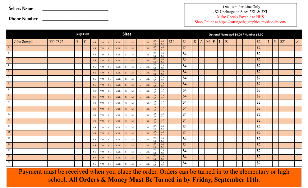 Order Form