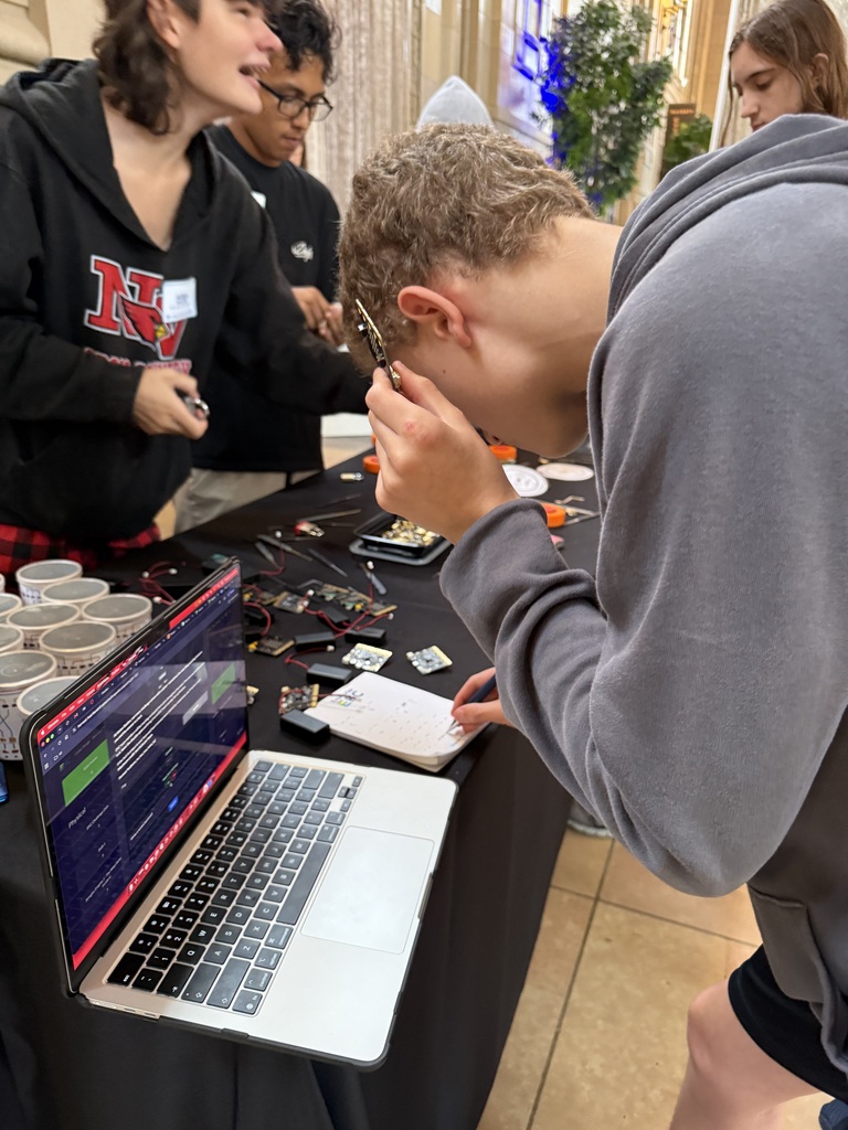 Coy Stanley attempts the Morse Code station