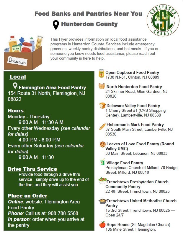 Food Pantry Locations