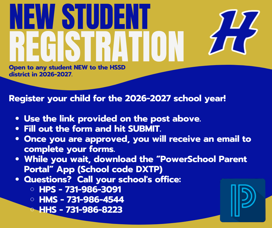 New Student Registration is now open.