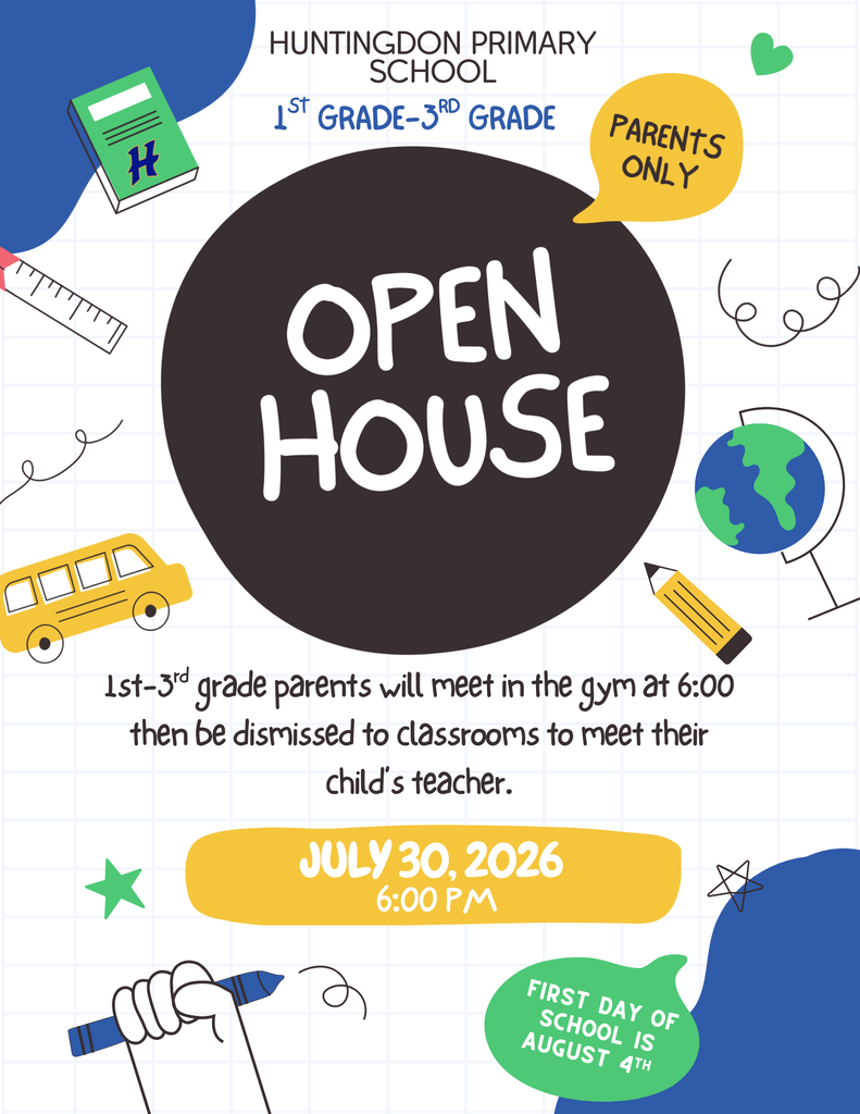 1st-3rd Grade Open House