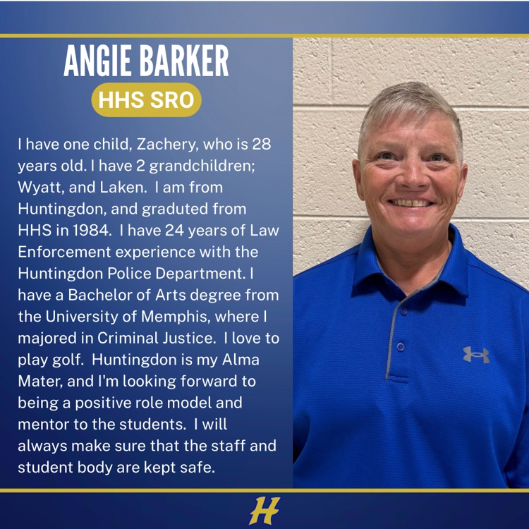 Angie Barker, HHS SRO