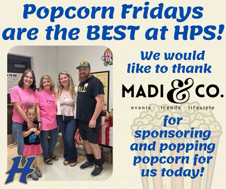 Madi & Co Popcorn Friday