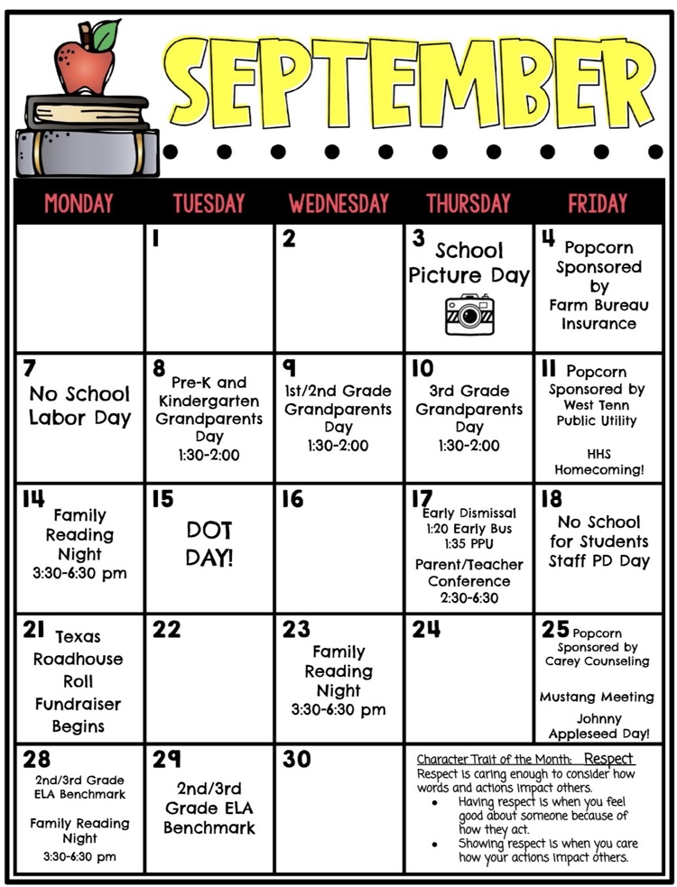 September calendar