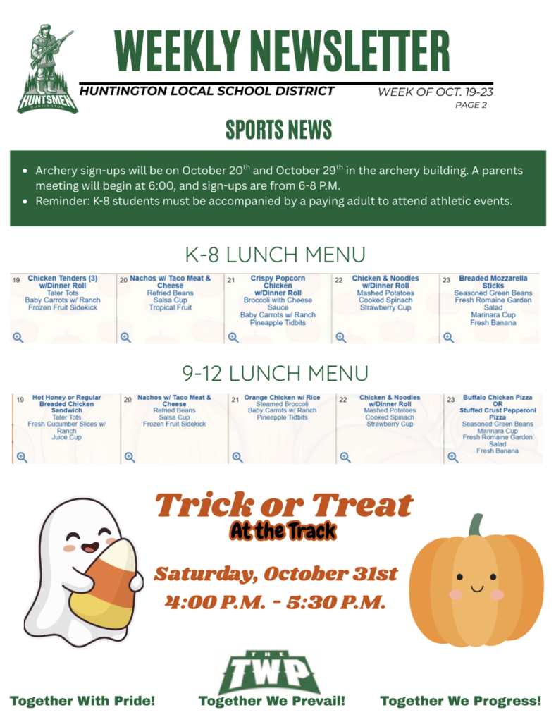 Weekly Newsletter Page 2