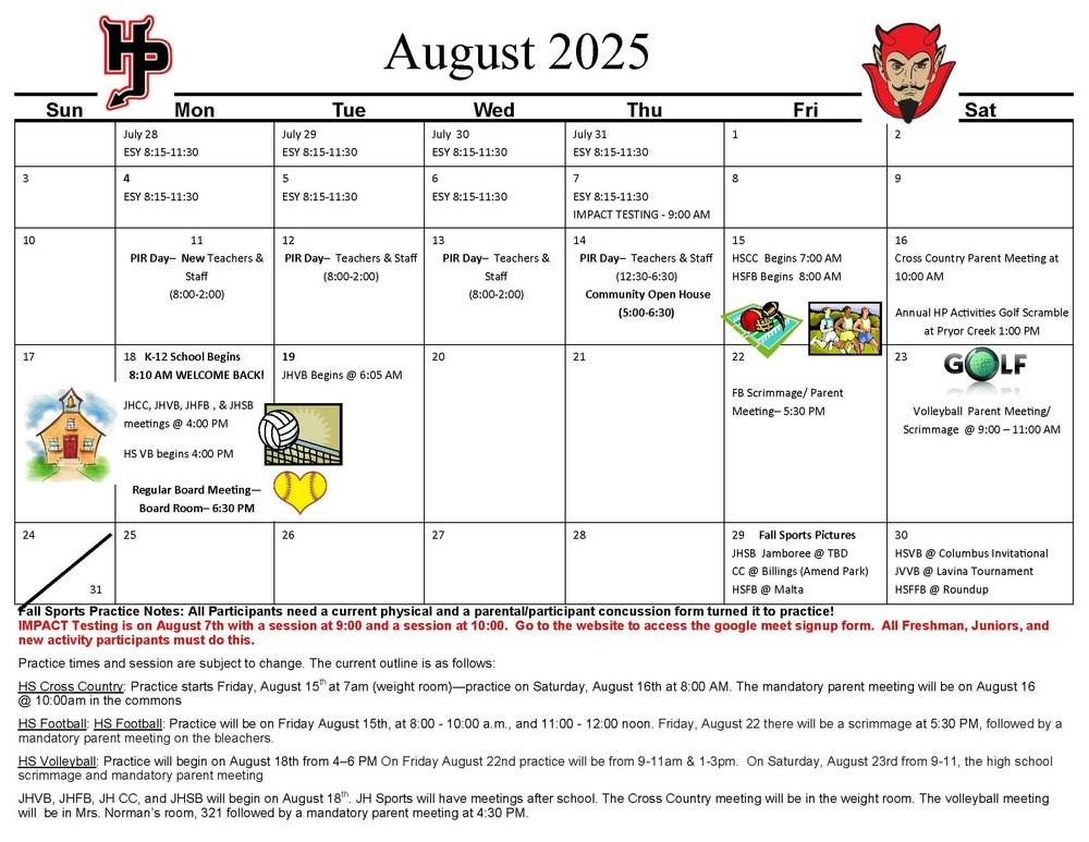 Aug Calendar
