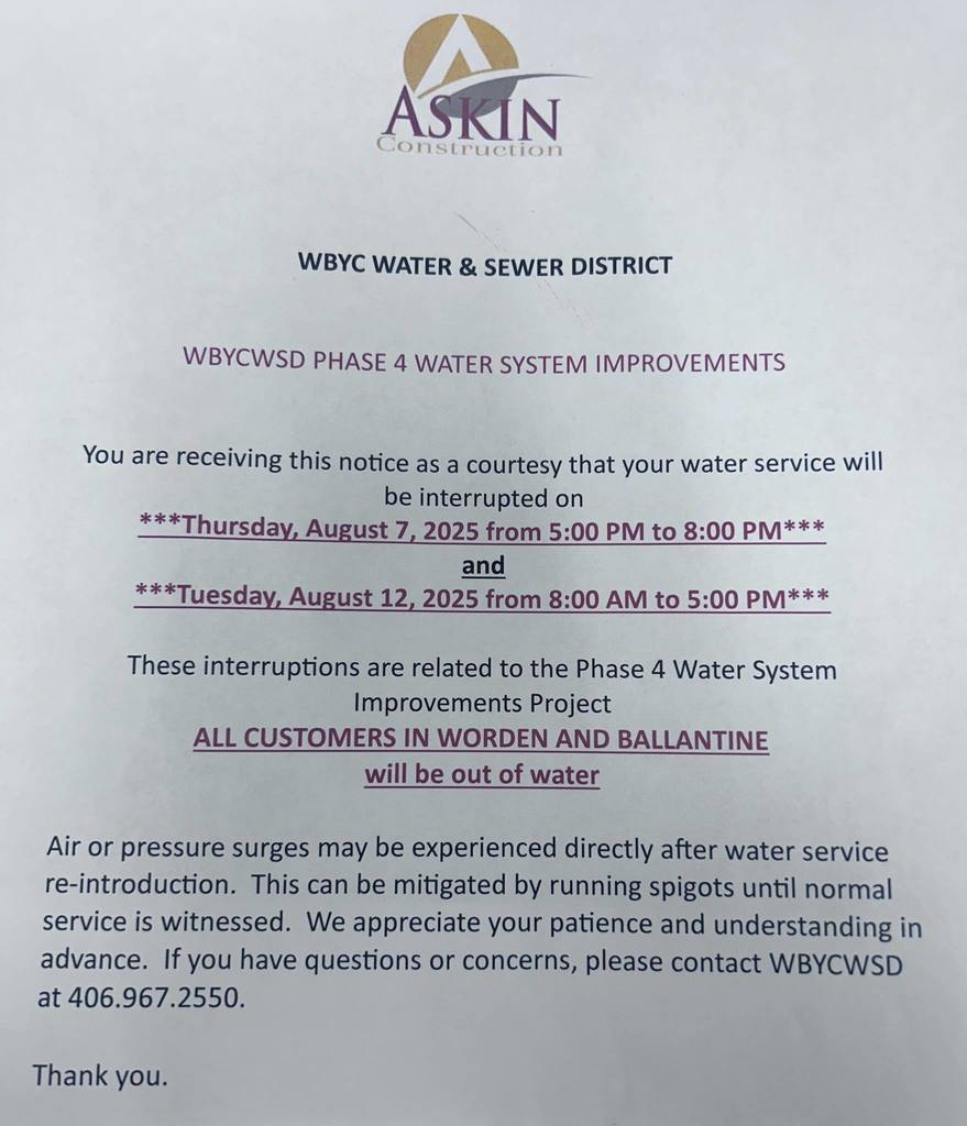 Water Notice