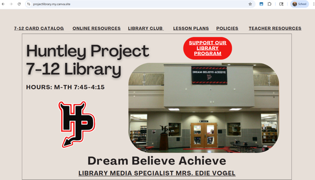 7-12 Library Screenshot