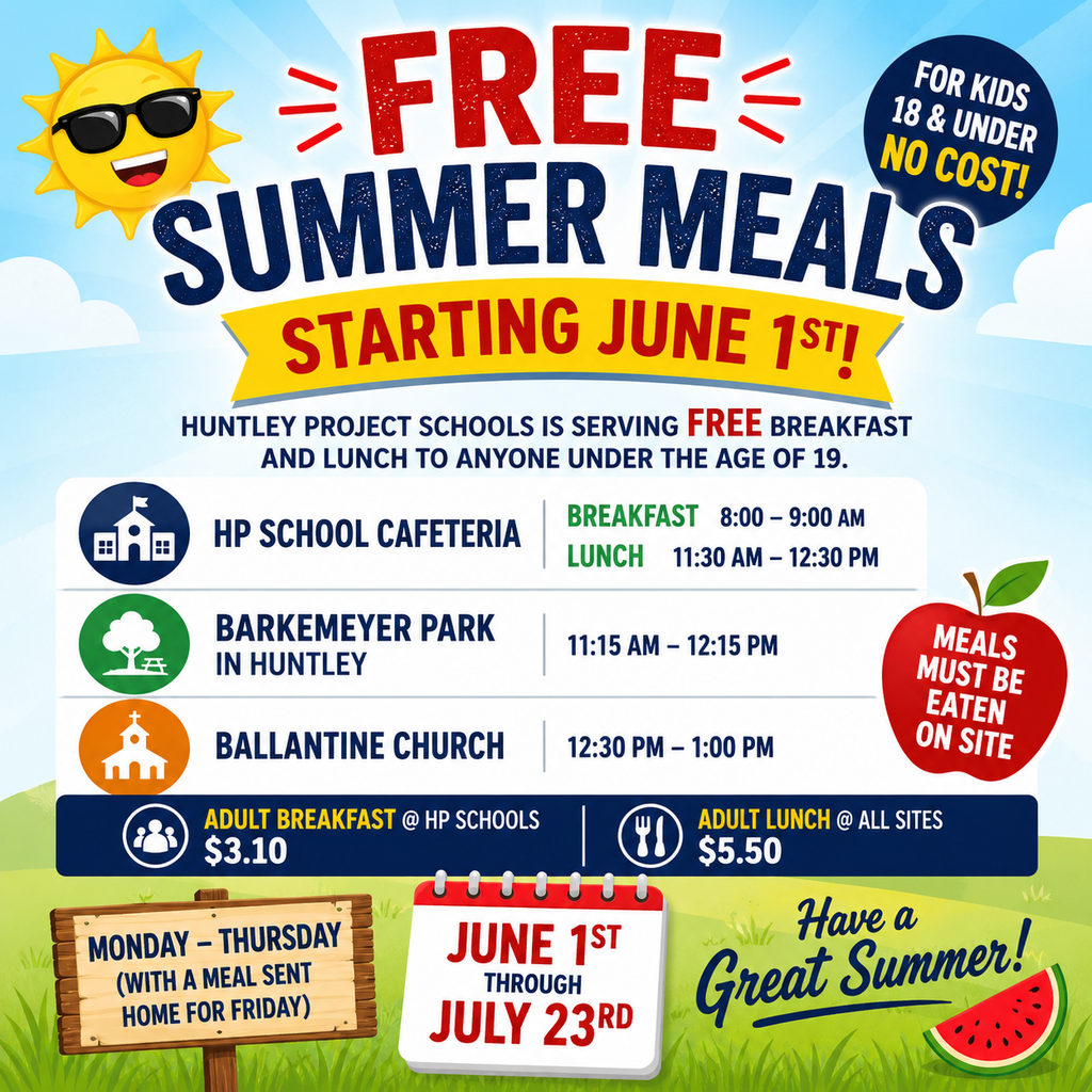 Summer 2026 Meal Information