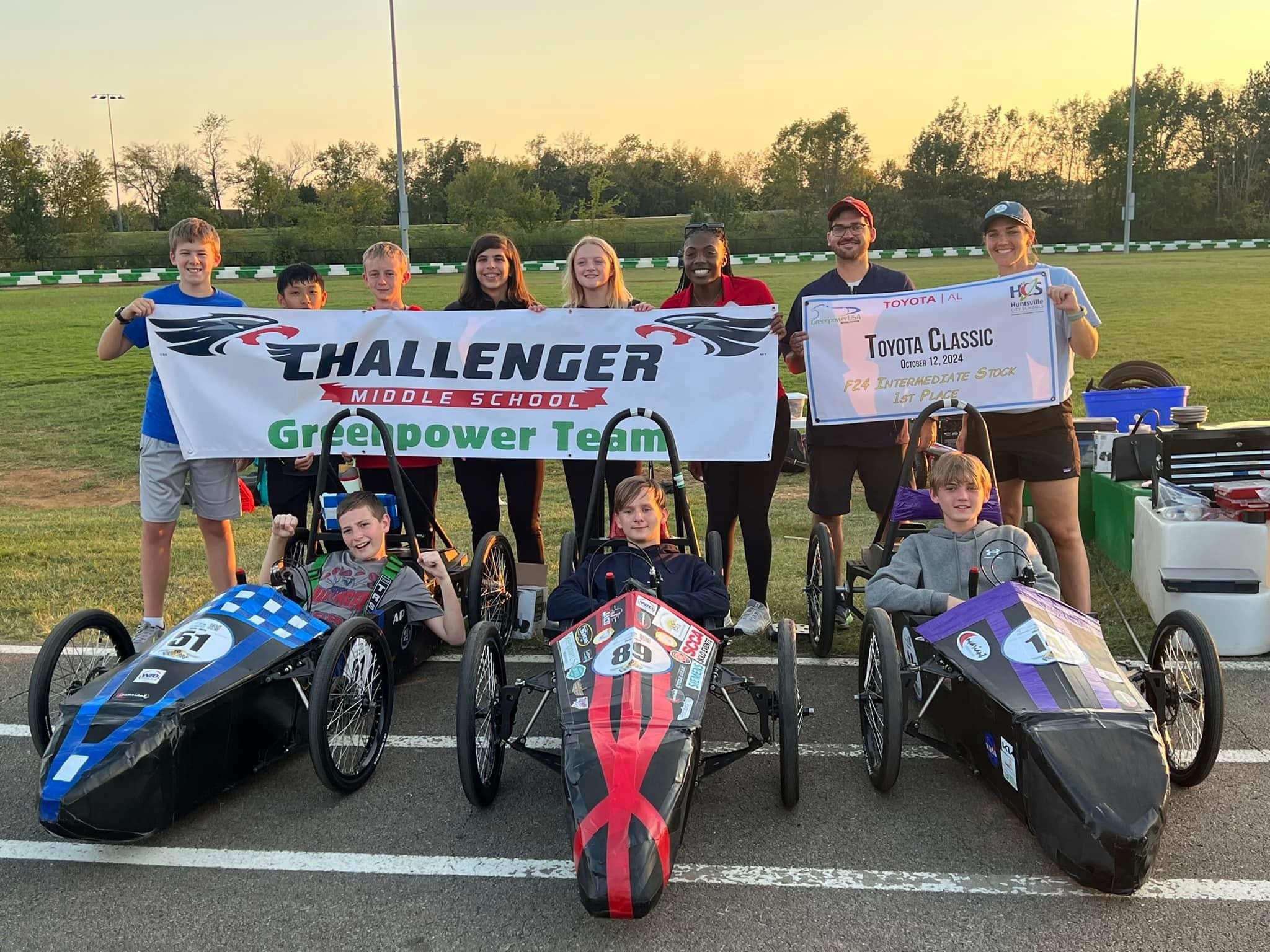 CMS Greenpower takes home 1st Place! | Challenger Middle School