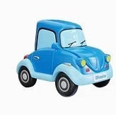 Picture of a blue car