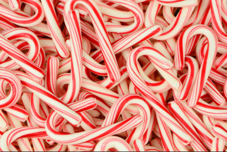 red and white candy canes
