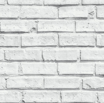 white brick wall