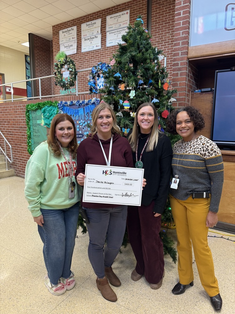 Mrs. McLaughlin with Mrs Formby, Ms. Folk and Mrs. Bardwell in a group picture