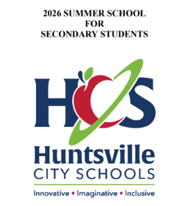 HCS logo with title 2026 summer school for secondary students