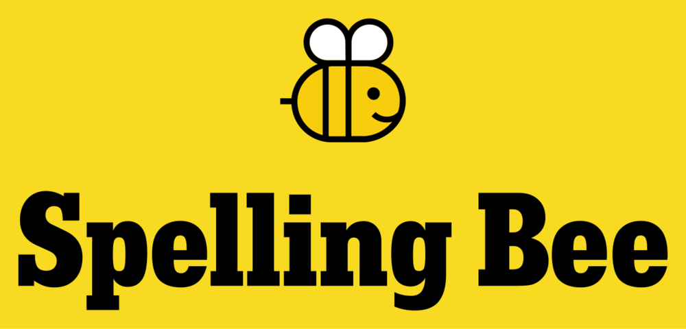 Image with a bee representing our Spelling Bee Competition