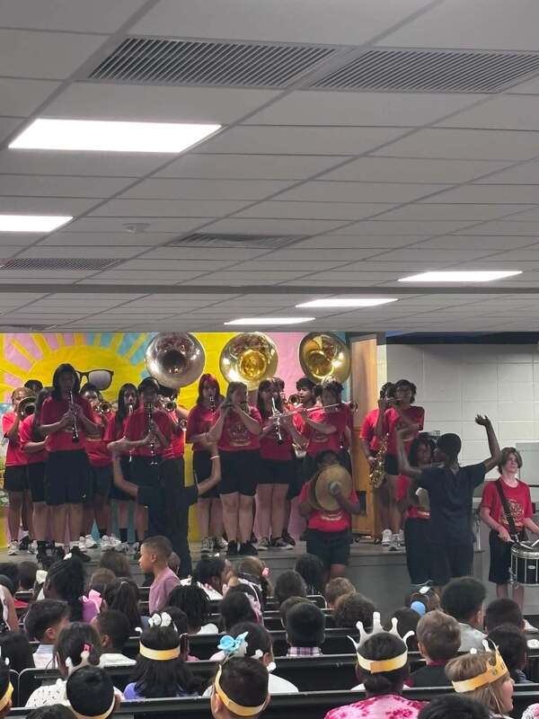 Columbis HS Band performing at our PBIS Kickoff.