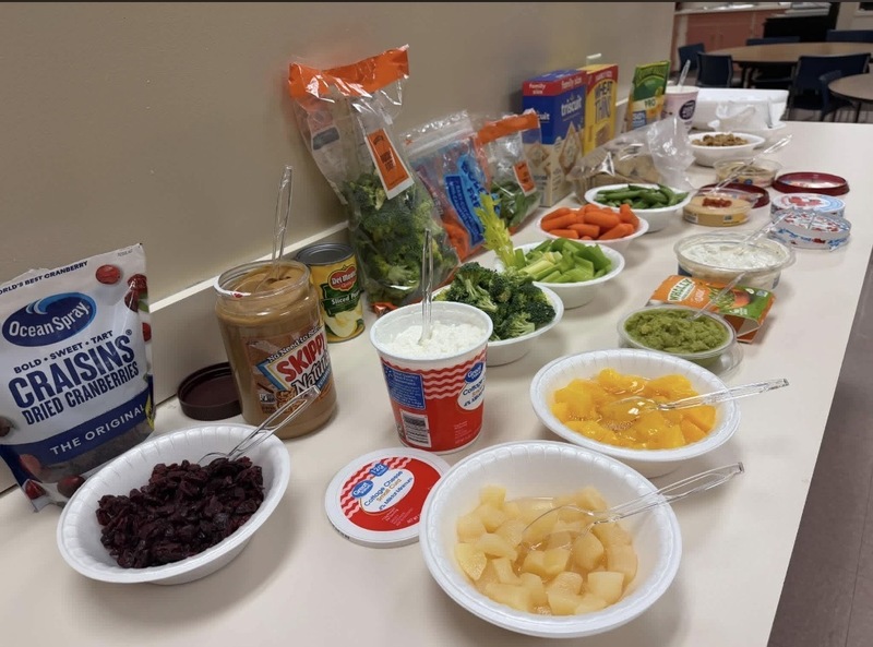 Picture of the healthy snack options