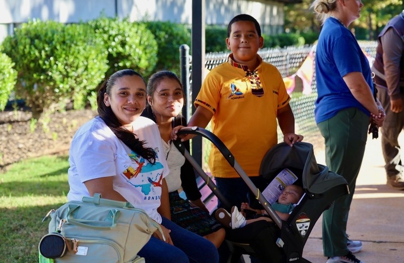 A Ridgecrest family enjoying the celebration.