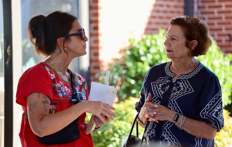 Assistant Principal and Rep. Marilyn Lands at the party.