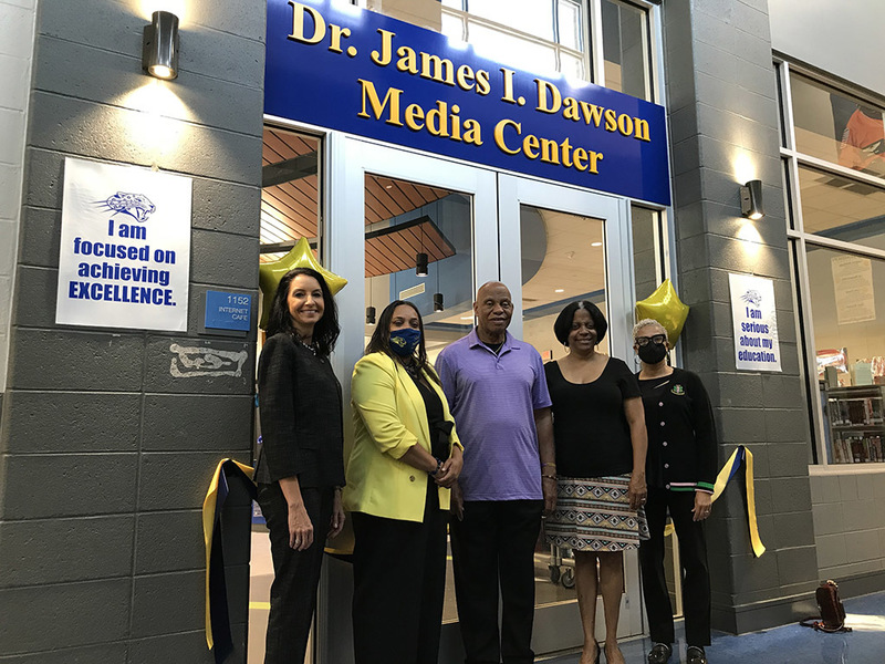 Jemison High Media Center Named in Memory of Dr. James I. Dawson