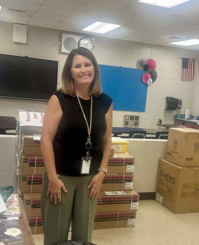 Photo of our new STEM Coach, Ms. Heather Hall