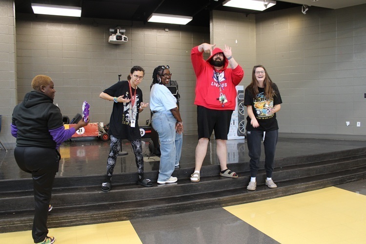 Teachers dressed as students