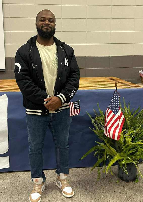 A Montview family member, who is also a Veteran, came to show his support.