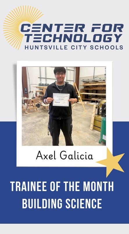 Building Science Trainee of the month Axel Galicia
