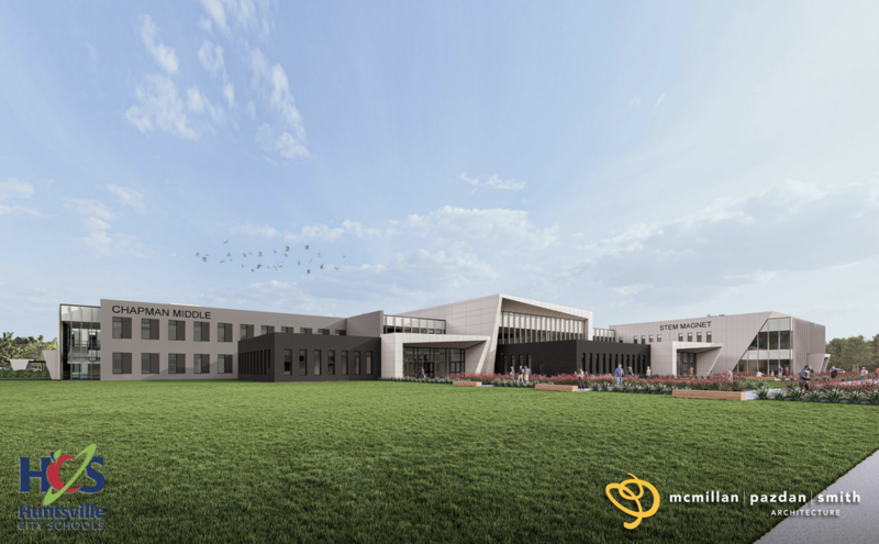 Artist's Rendering of the new Chapman and STEM Learning facility