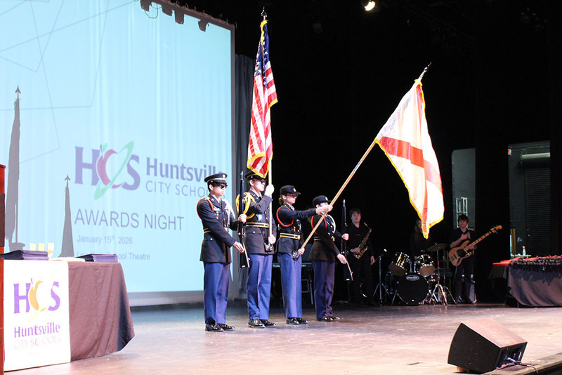 JROTC presenting the colors at Galaxy Awards Night 2026