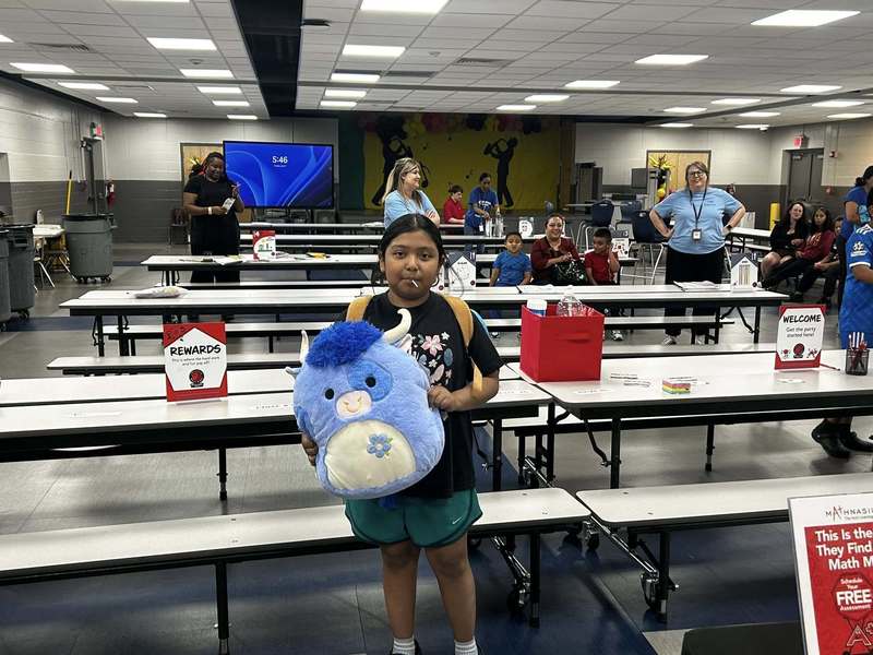 Another prize winning Rocket and her Squishmallow