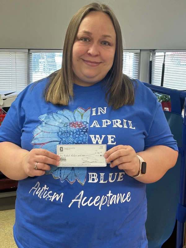 Our collaborative teacher Ms. Kilgo also won a prize from Mathnasium!