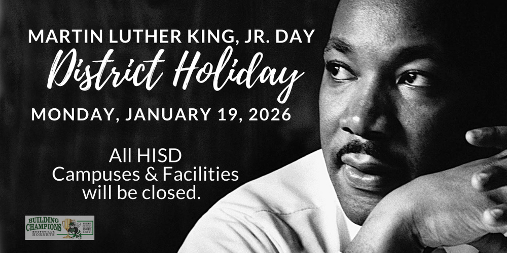 Holiday Reminder - Jan 19 for MLK Day