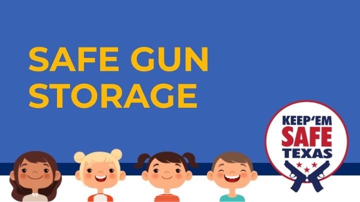 safe gun storage graphic