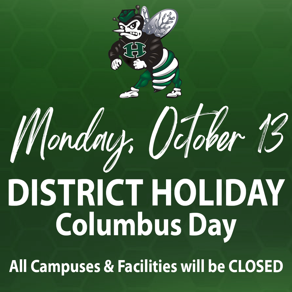 Columbus Day District Holiday