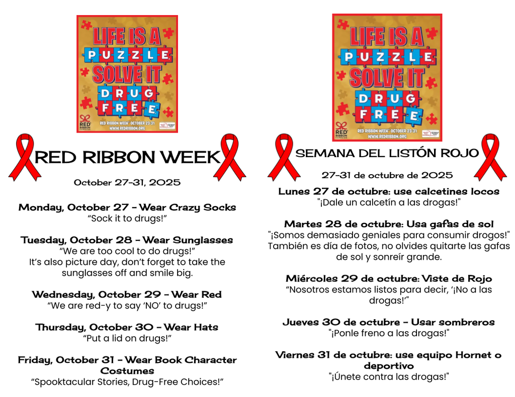 Red Ribbon Week Information