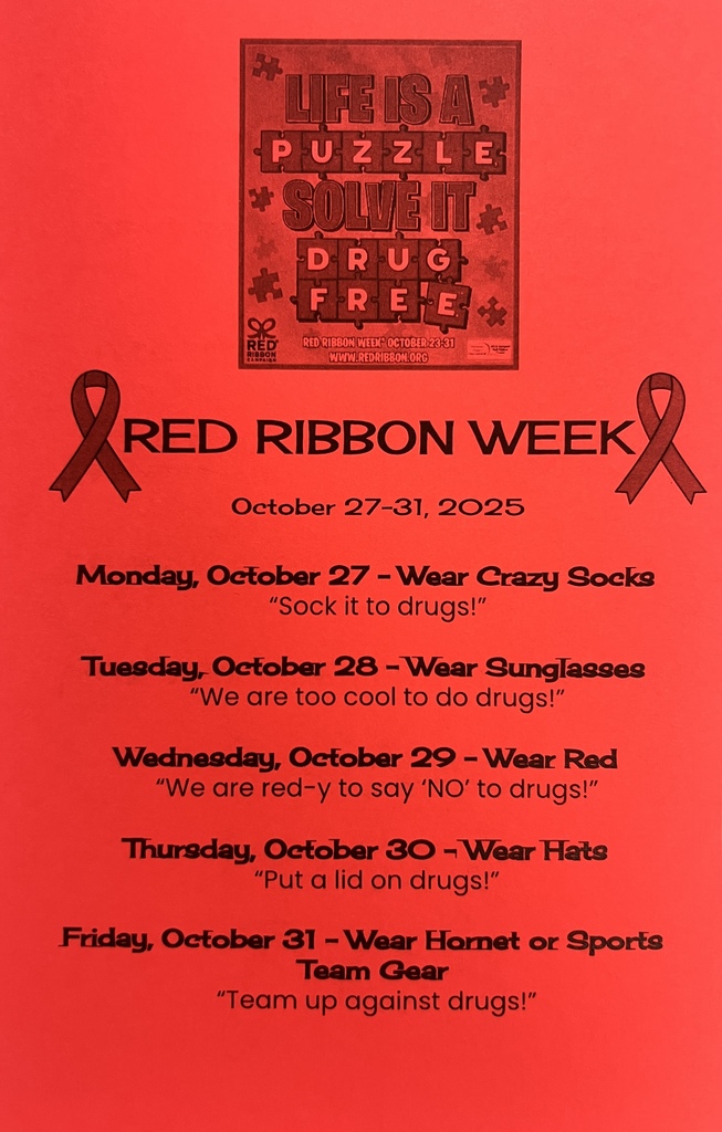Red Ribbon Week Flyer