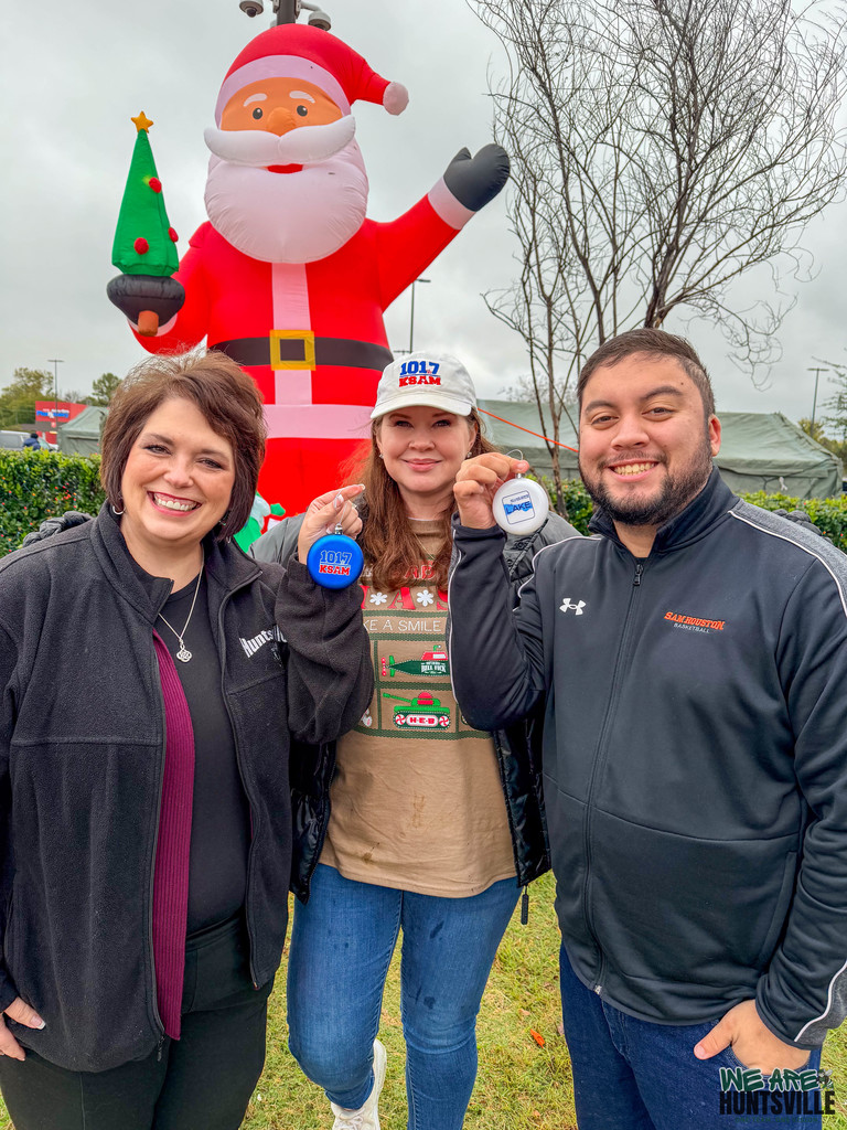 Trio of smiling faces