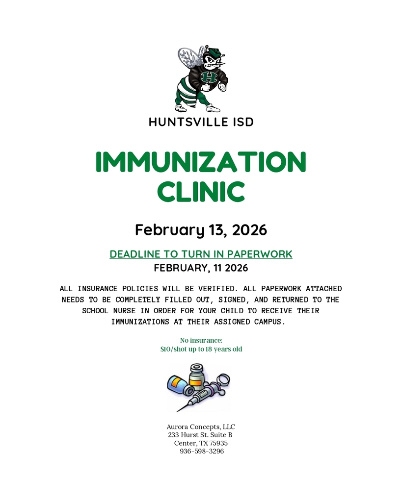 Immunization Clinic coming soon!