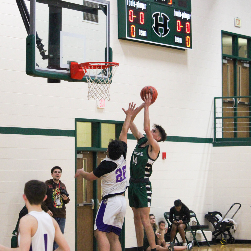 A layup over defenders