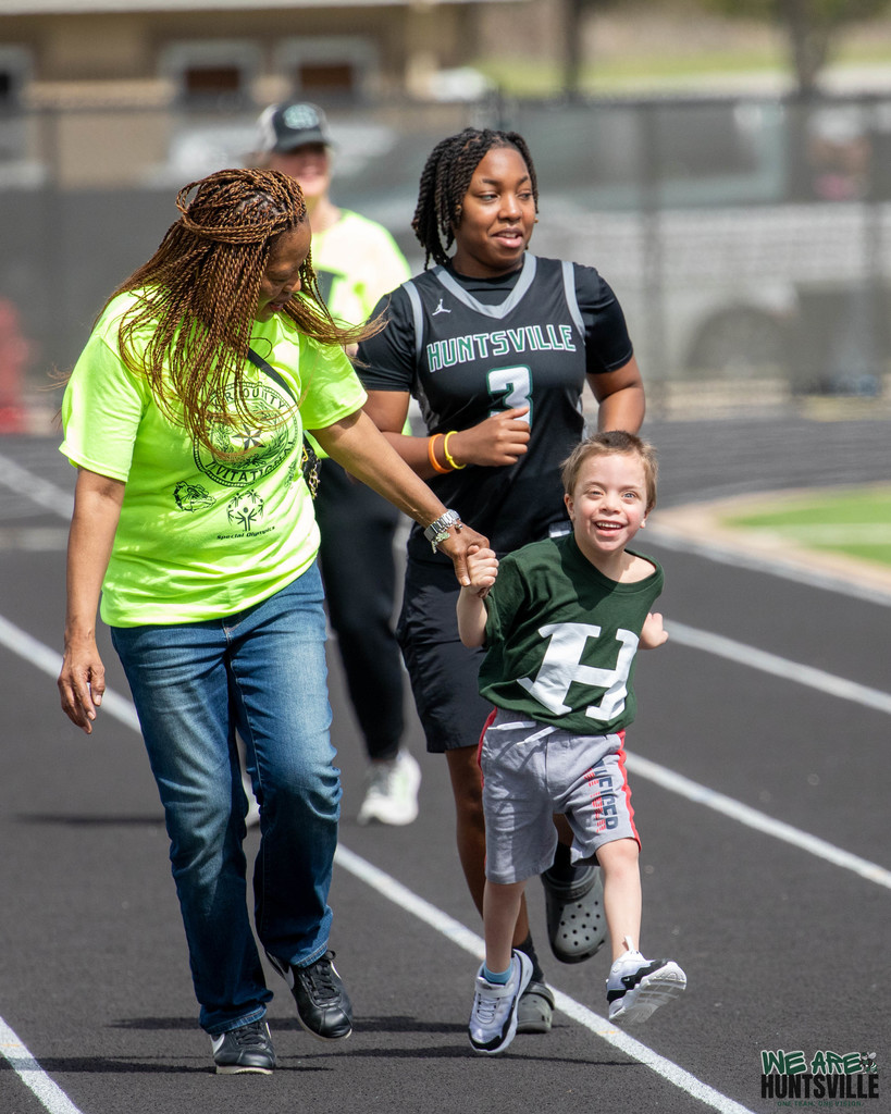 happy running athlete