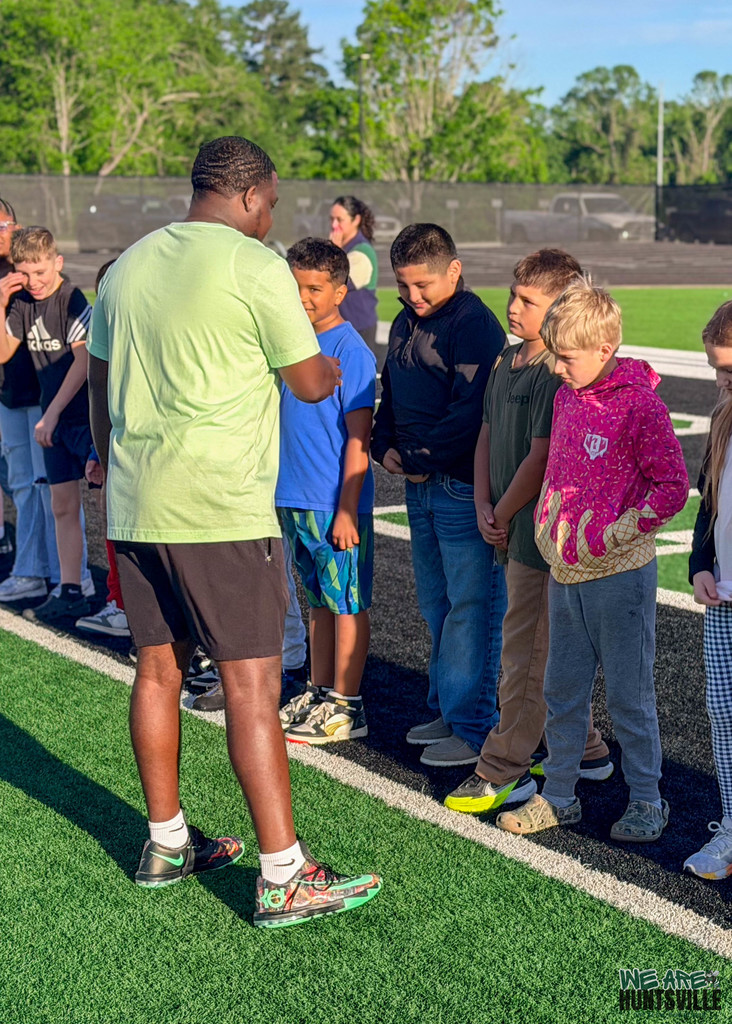 PE teacher instructing