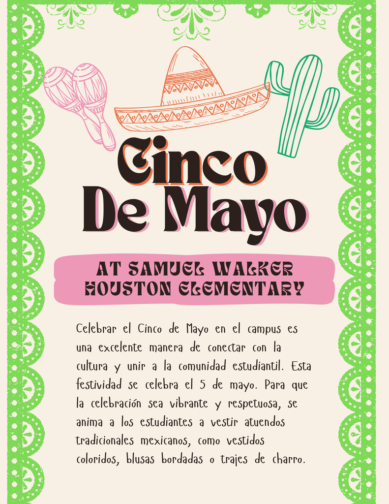 Join us as we celebrate Cinco De Mayo!