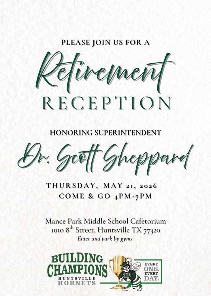 Dr. Sheppard's Retirement Reception invitation
